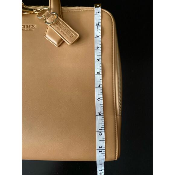 Women's Tan Leather Attache/Briefcase w/Matching Leather Portfolio - Picture 15 of 16